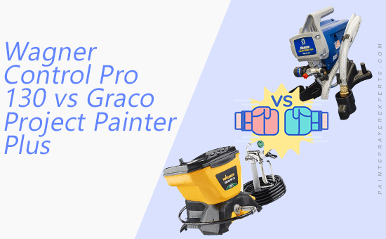 Wagner 0580678 Control Pro 130 Power Tank Paint Sprayer, High Efficiency  Airless with Low Overspray 